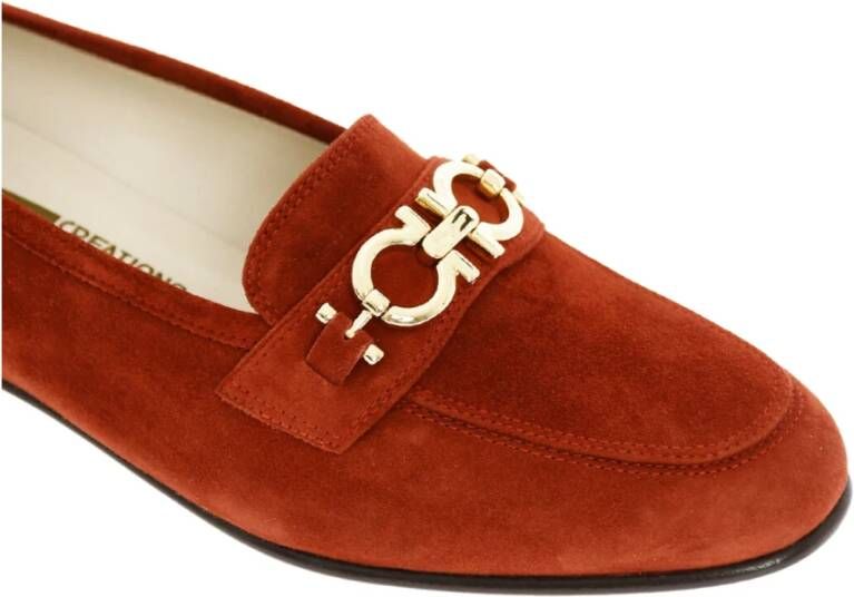 Salvatore Ferragamo Loafers Red Dames