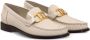 Salvatore Ferragamo Maryan Leren Loafers met Goudkleurige Hardware Beige Dames - Thumbnail 2