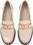 Salvatore Ferragamo Maryan Leren Loafers met Goudkleurige Hardware Beige Dames - Thumbnail 4