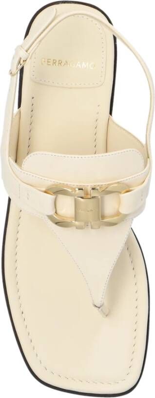 Salvatore Ferragamo Lula sandalen Beige Dames