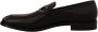 Salvatore Ferragamo Luxe Leren Loafers Gancio Bit Stijl Black Heren - Thumbnail 3
