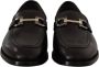 Salvatore Ferragamo Luxe Leren Loafers Gancio Bit Stijl Black Heren - Thumbnail 4
