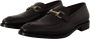 Salvatore Ferragamo Luxe Leren Loafers Gancio Bit Stijl Black Heren - Thumbnail 5