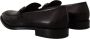 Salvatore Ferragamo Luxe Leren Loafers Gancio Bit Stijl Black Heren - Thumbnail 6