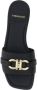 Salvatore Ferragamo Luxe sandalen van kalfsleer met vierkante neus Black Dames - Thumbnail 12