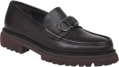 Salvatore Ferragamo Marokkaanse Testa Cocoon Loafer Brown Heren