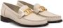 Salvatore Ferragamo Maryan Leren Loafers met Goudkleurige Hardware Beige Dames - Thumbnail 12
