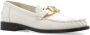 Salvatore Ferragamo Maryan Leren Loafers met Goudkleurige Hardware Beige Dames - Thumbnail 8