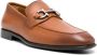 Salvatore Ferragamo Metalen Logo Moc Calf Biscote Abraz Brown Heren - Thumbnail 2