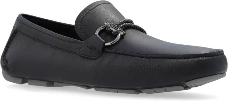 Salvatore Ferragamo Mocassins Front Blue Heren