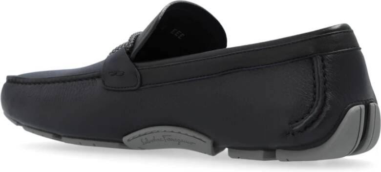 Salvatore Ferragamo Mocassins Front Blue Heren