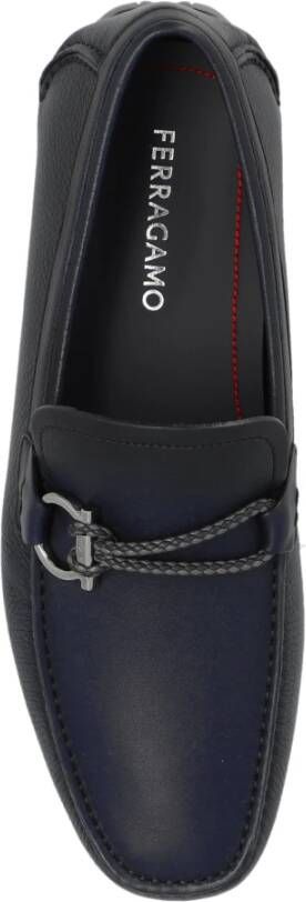 Salvatore Ferragamo Mocassins Front Blue Heren