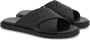 Salvatore Ferragamo Monogram Slides voor stijlvolle voeten Black Heren - Thumbnail 2