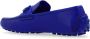 Salvatore Ferragamo Blauwe Logo Loafers Leren Schoenen Blue Heren - Thumbnail 14
