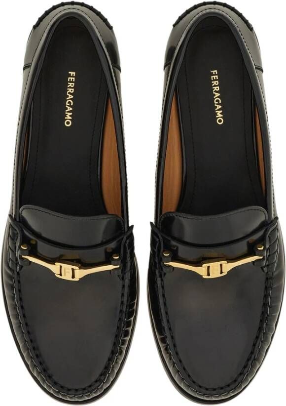 Salvatore Ferragamo Nero Harry Stijlvolle Zwarte Schoenen Black Dames