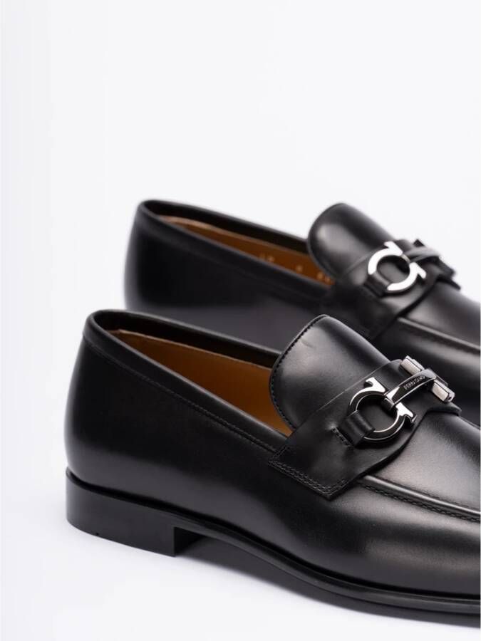 Salvatore Ferragamo Nero Loafers Black Heren