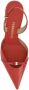 Salvatore Ferragamo Ornament Pumps met Verlengde Neus en Slingback Red Dames - Thumbnail 4