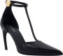 Salvatore Ferragamo Patentleren T-strap Stiletto Black Dames - Thumbnail 3