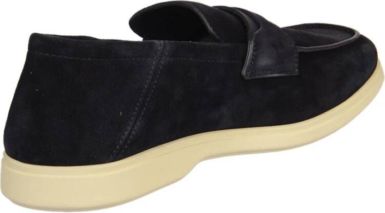 Salvatore Ferragamo Platte schoenen Drame Black Heren