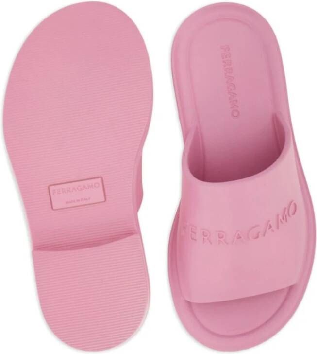 Salvatore Ferragamo Platte schoenen voor dames Roze Dames