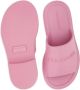 Salvatore Ferragamo Sandalen Pink Rubber Logo Sandals in roze - Thumbnail 3