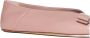 Salvatore Ferragamo Leren ballerina's met strikdetail Pink Dames - Thumbnail 10