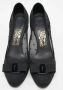 Salvatore Ferragamo Pre-owned Canvas heels Black Dames - Thumbnail 3