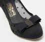 Salvatore Ferragamo Pre-owned Canvas heels Black Dames - Thumbnail 8