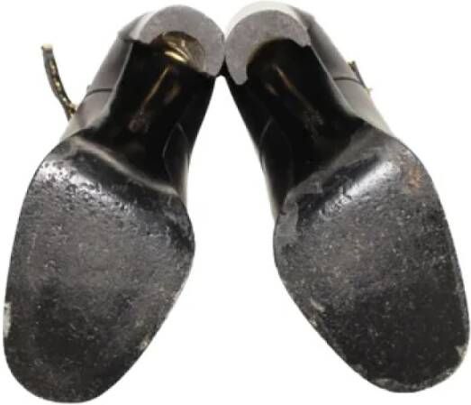 Salvatore Ferragamo Pre-owned Fabric boots Black Dames