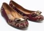 Salvatore Ferragamo Pre-owned Fabric flats Red Dames - Thumbnail 4