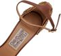 Salvatore Ferragamo Pre-owned Fabric sandals Brown Dames - Thumbnail 6