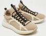 Salvatore Ferragamo Pre-owned Fabric sneakers Beige Heren - Thumbnail 3