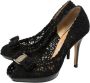 Salvatore Ferragamo Pre-owned Lace heels Black Dames - Thumbnail 3
