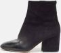 Salvatore Ferragamo Pre-owned Leather boots Black Dames - Thumbnail 2