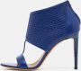 Salvatore Ferragamo Pre-owned Leather boots Blue Dames - Thumbnail 2