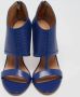 Salvatore Ferragamo Pre-owned Leather boots Blue Dames - Thumbnail 3