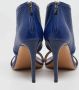 Salvatore Ferragamo Pre-owned Leather boots Blue Dames - Thumbnail 5