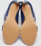 Salvatore Ferragamo Pre-owned Leather boots Blue Dames - Thumbnail 6