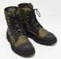 Salvatore Ferragamo Pre-owned Leather boots Green Heren - Thumbnail 4