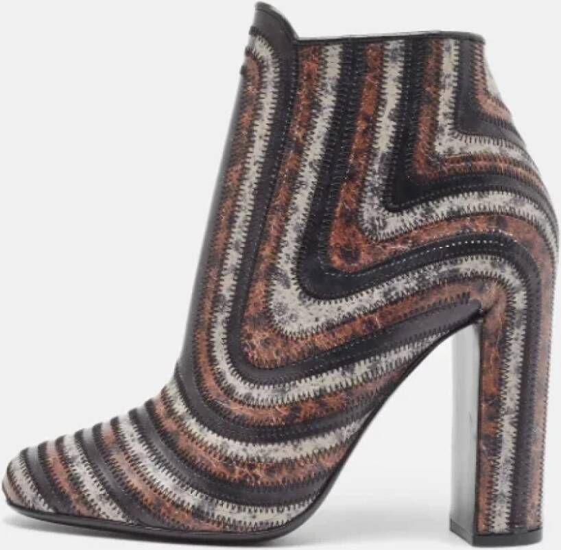 Salvatore Ferragamo Pre-owned Leather boots Multicolor Dames