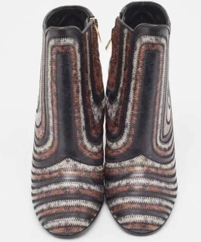 Salvatore Ferragamo Pre-owned Leather boots Multicolor Dames