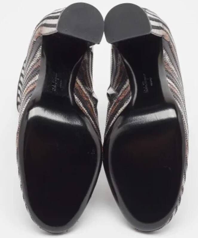 Salvatore Ferragamo Pre-owned Leather boots Multicolor Dames