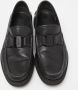 Salvatore Ferragamo Pre-owned Leather flats Black Dames - Thumbnail 3