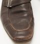 Salvatore Ferragamo Pre-owned Leather flats Brown Dames - Thumbnail 8