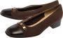 Salvatore Ferragamo Pre-owned Leather flats Brown Dames - Thumbnail 3