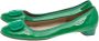 Salvatore Ferragamo Pre-owned Leather flats Green Dames - Thumbnail 3