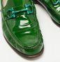Salvatore Ferragamo Pre-owned Leather flats Green Dames - Thumbnail 7