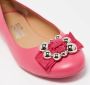 Salvatore Ferragamo Pre-owned Leather flats Pink Dames - Thumbnail 8