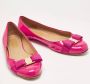 Salvatore Ferragamo Pre-owned Leather flats Pink Dames - Thumbnail 4