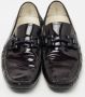 Salvatore Ferragamo Pre-owned Leather flats Purple Dames - Thumbnail 3